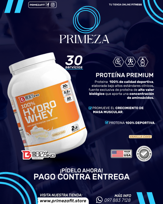 PROTEÍNA 100% HYDRO WHEY