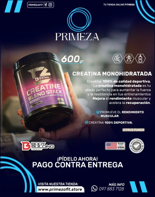 CREATINA MONOHIDRATADA + MAGNESIO